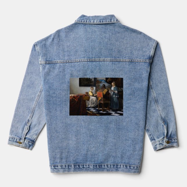 Johannes Vermeer - The Concert Denim Jacket (Back)