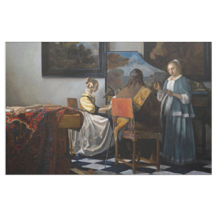 Johannes Vermeer - The Concert Fabric