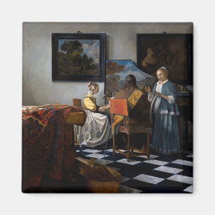 Johannes Vermeer - The Concert Magnet