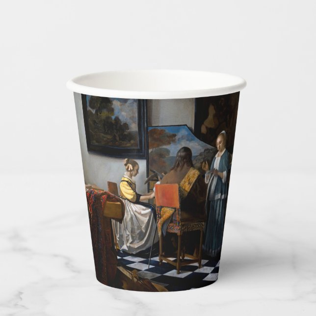 Johannes Vermeer - The Concert Paper Cups (Front)