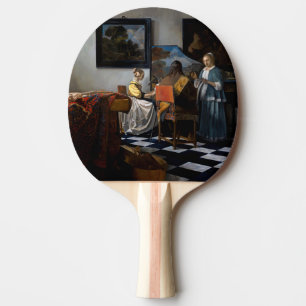 Johannes Vermeer - The Concert Ping Pong Paddle