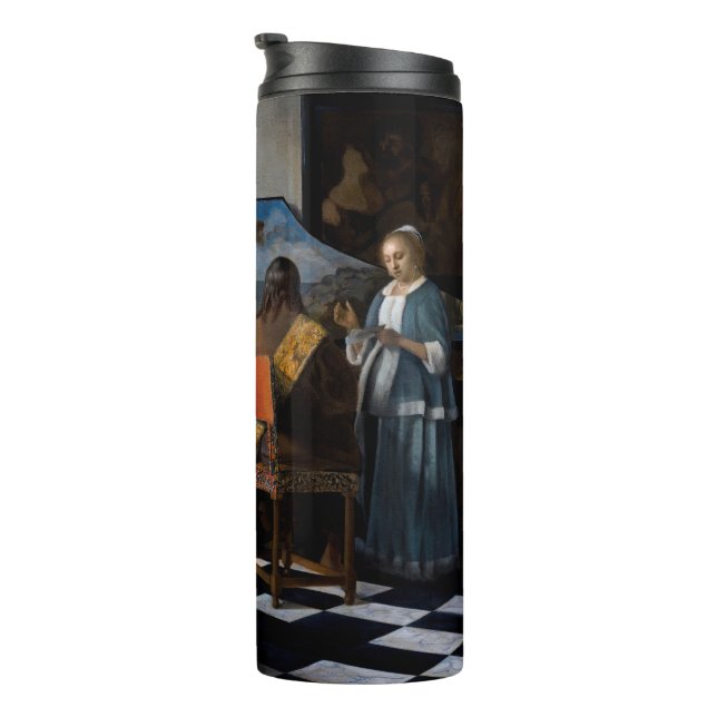Johannes Vermeer - The Concert Thermal Tumbler (Rotated Right)