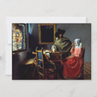 Johannes Vermeer - The Glass of Wine