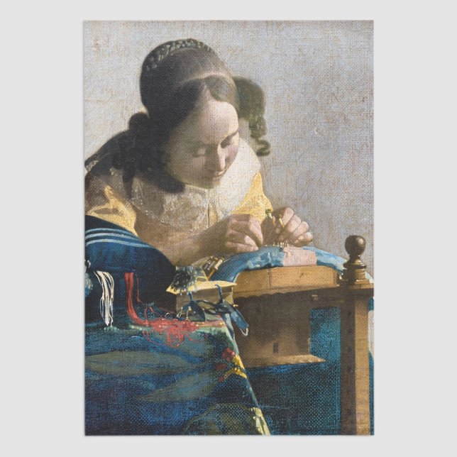 Johannes Vermeer - The Lacemaker Tissue Paper (Creator Uploaded)