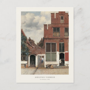 Johannes Vermeer The Little Street Architectural  Postcard