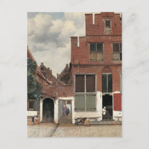 Johannes Vermeer The Little Street Classic Postcard