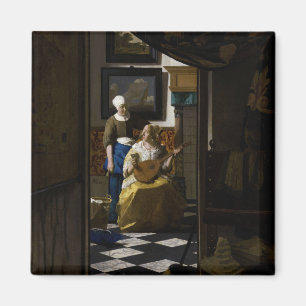Johannes Vermeer - The Love Letter Magnet