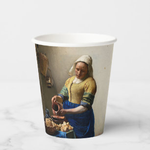 Johannes Vermeer - The Milkmaid Paper Cups