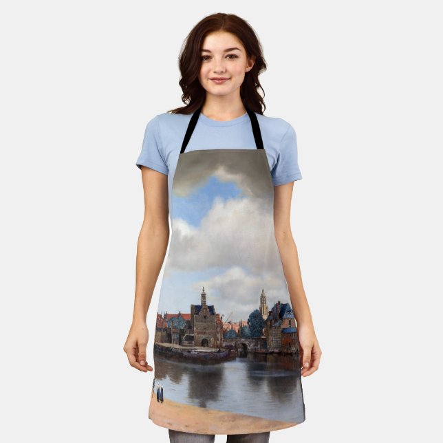 Johannes Vermeer - View of Delft Apron (Worn)