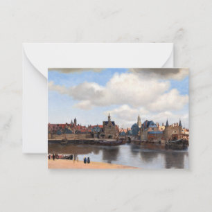 Johannes Vermeer - View of Delft Card