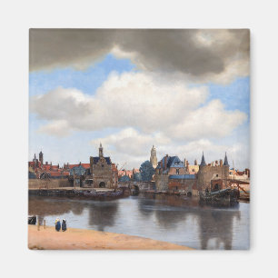Johannes Vermeer - View of Delft Magnet