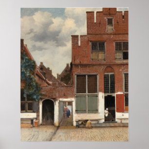 Johannes Vermeer View of Houses in Delft Poster