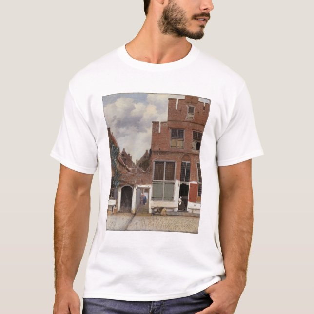 Johannes Vermeer, View Of Houses In Delft T-Shirt (Front)