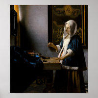 Johannes Vermeer - Woman Holding a Balance