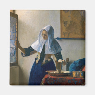 Johannes Vermeer - Woman with a Water Pitcher Magnet