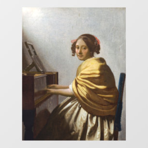 Johannes Vermeer - Young Woman Seated at Virginal