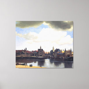 Johannes Vermeer's View of Delft (circa 1660) Canvas Print