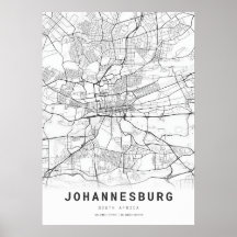 Johannesburg City Map