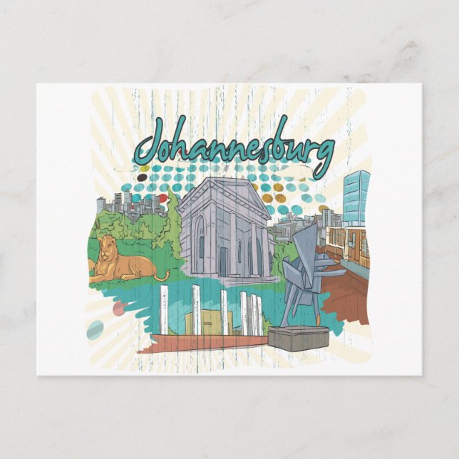 Johannesburg Postcard (Front)