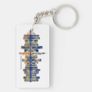 Johannesburg Skyline Key Ring