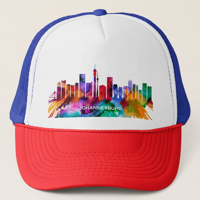 Johannesburg Skyline Trucker Hat (Front)
