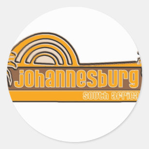 Johannesburg, South Africa Classic Round Sticker