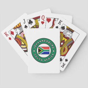 Johannesburg South Africa Playing Cards