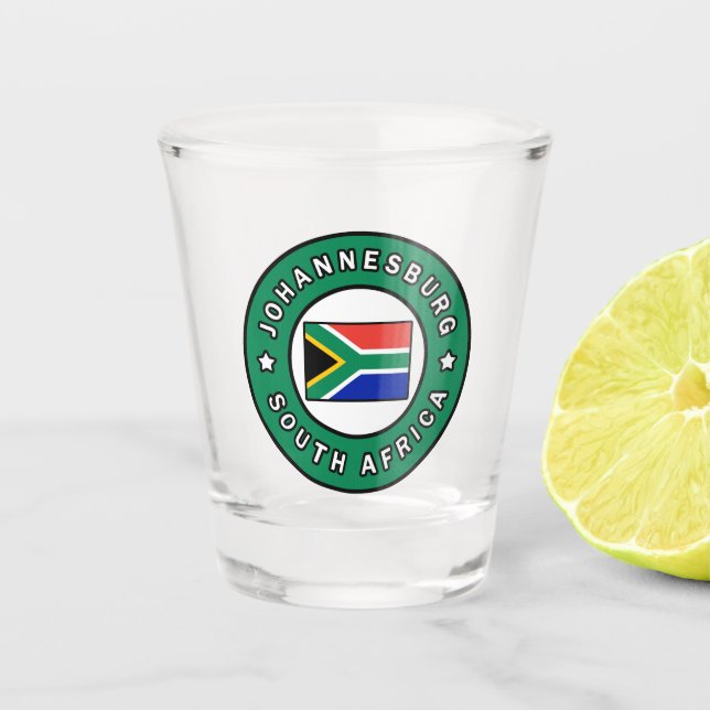 Johannesburg South Africa Shot Glass (Front)