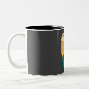 Johannesburg South Africa Travel Poster Two-Tone Coffee Mug