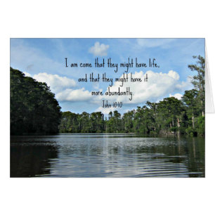 John 10:10 I am come that they might have life...