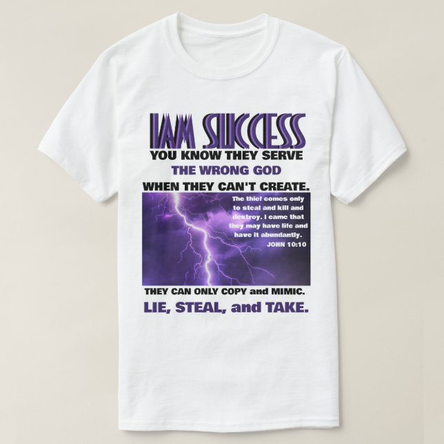 JOHN 10:10 T-Shirt (Design Front)