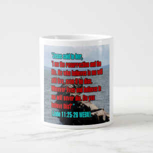 John 11:25–26 WEBU Mug