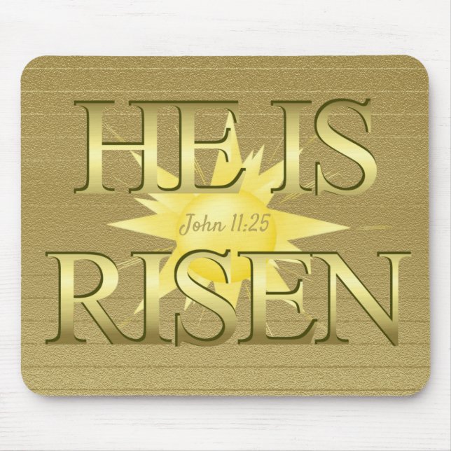 John 11:25 Mouse pad (Front)