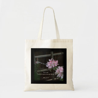 John 11:25 ~ Resurrection and the Life Tote Bag