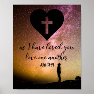 John 13:34 poster
