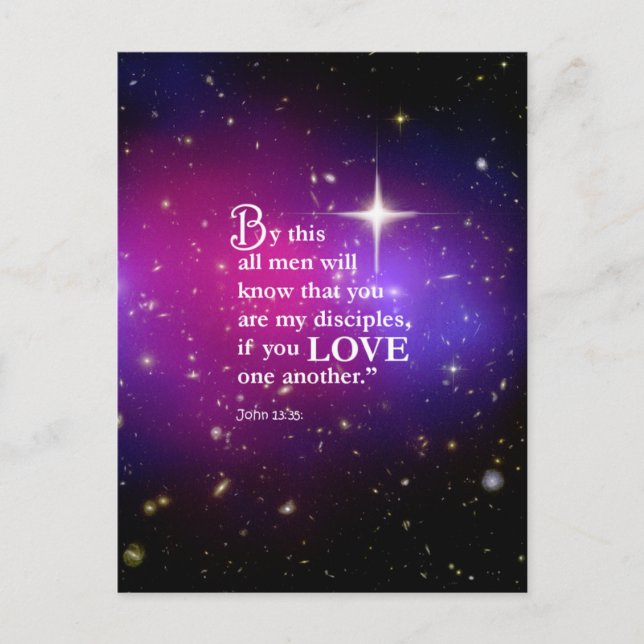 John 13:35 postcard (Front)