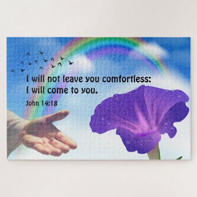 John 14:18 jigsaw puzzle (Horizontal)