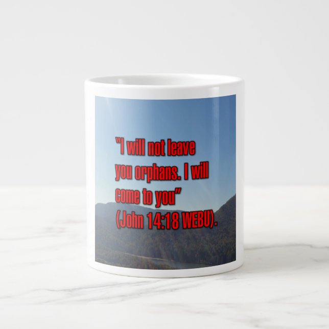 John 14:18 WEBU Mug (Front)