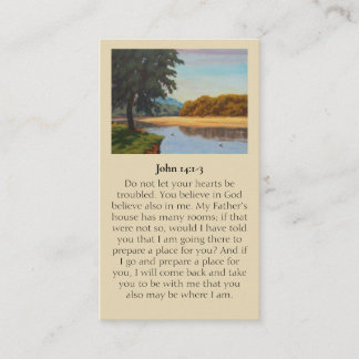 John 14:1-3 Celabration of Life Sympathy Card