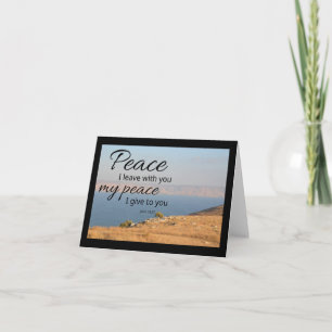 John 14:27 Fold Notecard   Peace I Leave With You