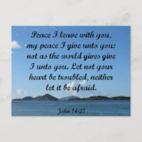 John 14:27 Peace I leave with you