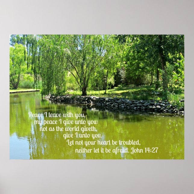 John 14:27 Peace I leave with you... Poster (Front)