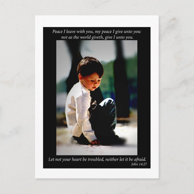 John 14:27 postcard (Front)