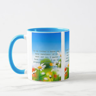 John 14:2 KJV Bible Scripture Pic Two-Tone Mug