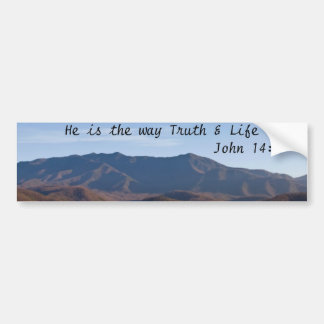 John 14:6 bumper sticker