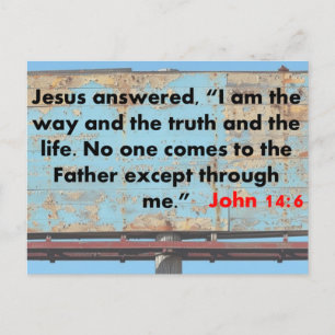 John 14:6   postcard
