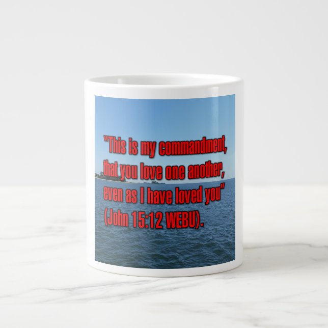 John 15:12 WEBU Mug (Front)