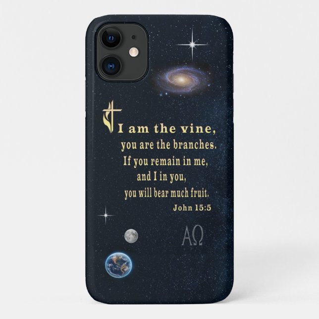 John 15:5  Case-Mate iPhone case (Back)