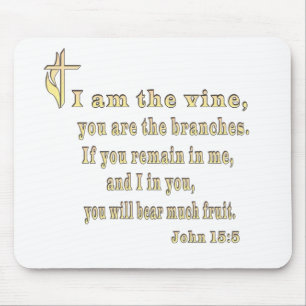 John 15:5 clothing and more mouse pad