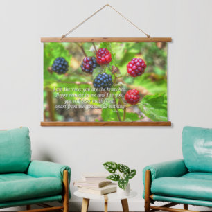 John 15:5 hanging tapestry